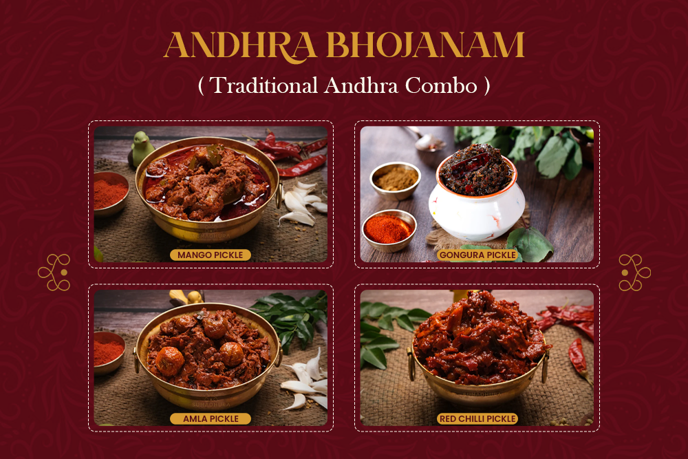 Andhra Bhojanam (Traditional Andhra Combo)