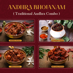 Andhra Bhojanam (Traditional Andhra Combo)