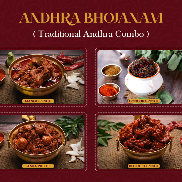 Andhra Bhojanam (Traditional Andhra Combo)